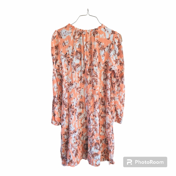 FRYE Ruffle Neck Button Front Dress - Picture 3 of 9